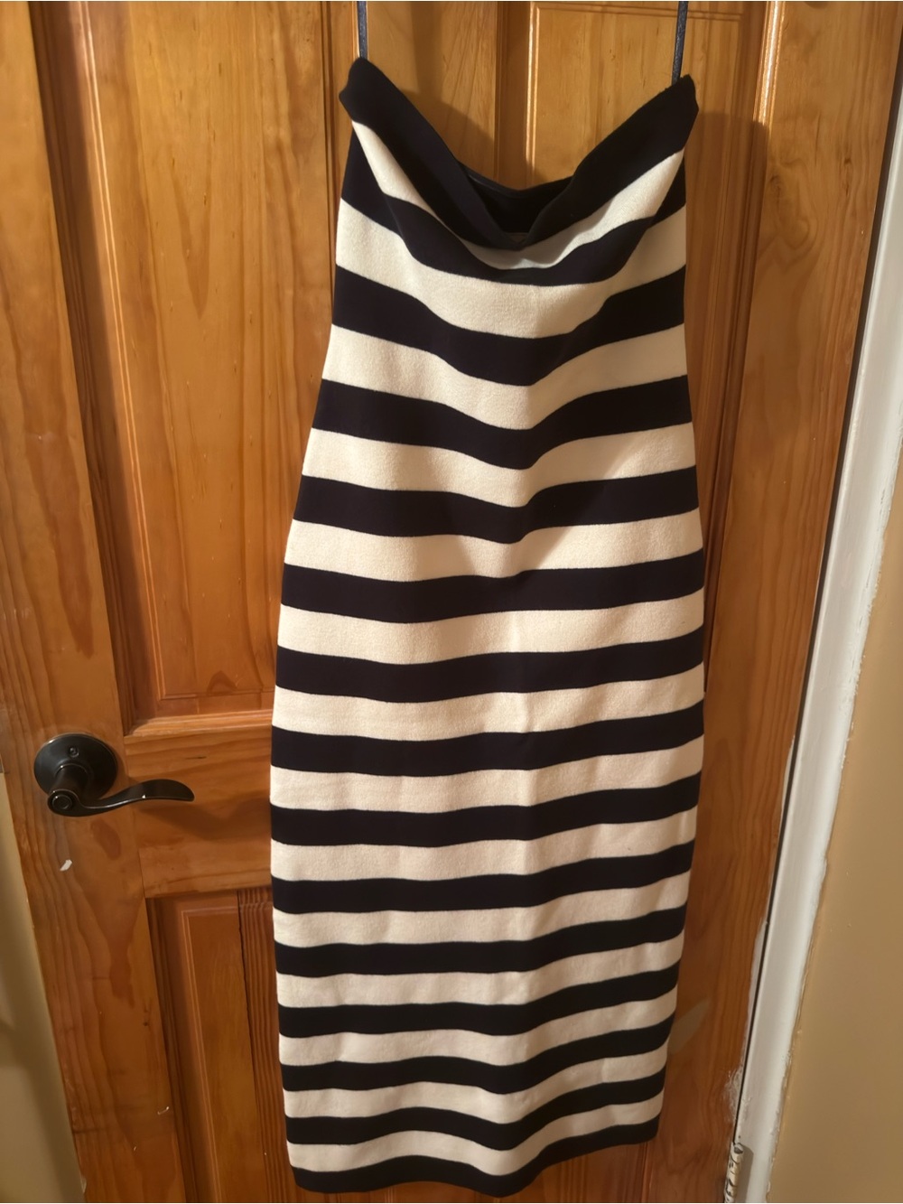 Abercrombie and Fitch Black and White Stripped Dress.